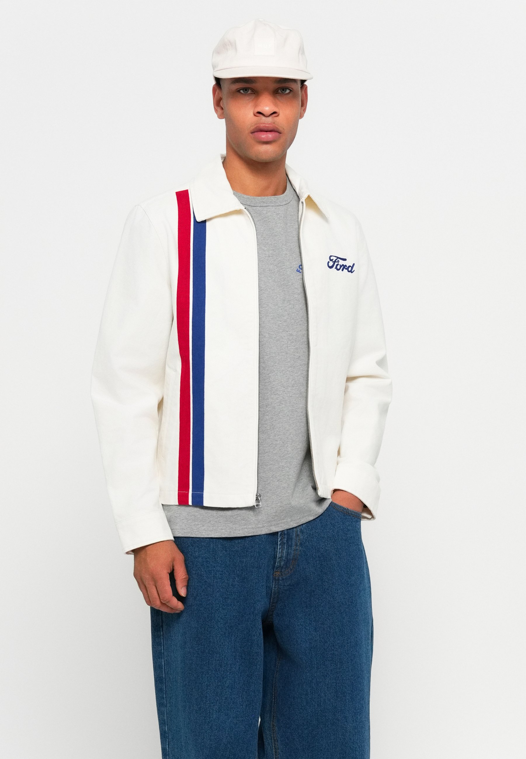 Brixton FORD NUMBER ONE GARAGE JACKET - Summer jacket - wimbleton