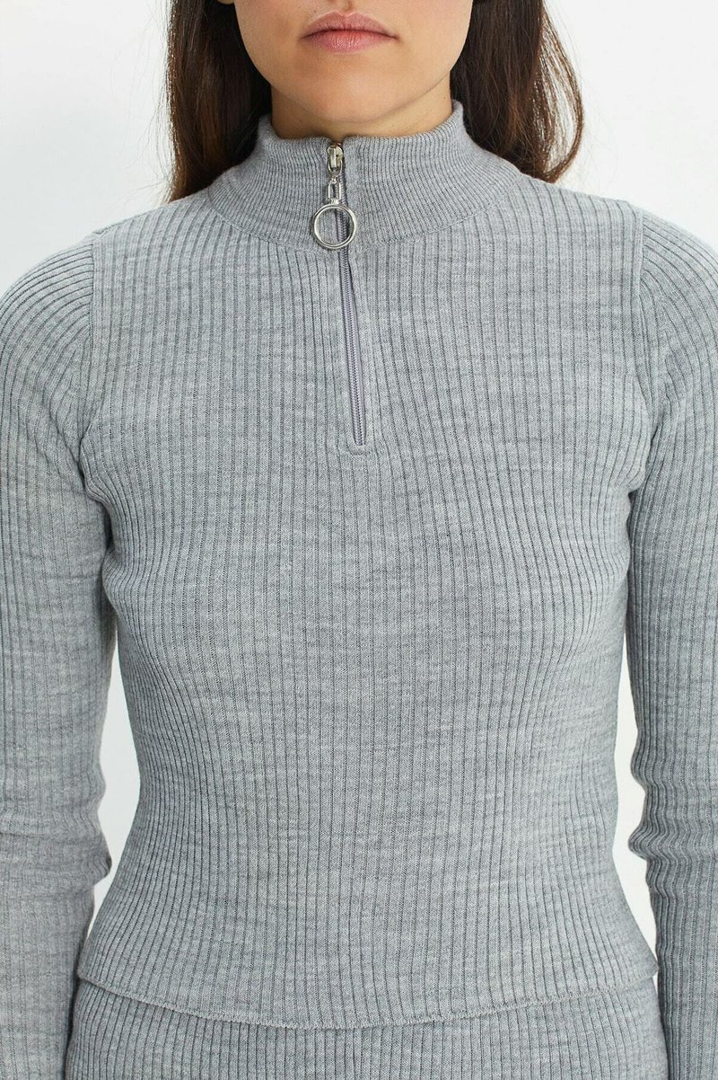 Damen Nachthemden | Trendyol 2 PACK Pyjama grey/grau - TX85927 Damen Nachthemden | Trendyol 2 PACK Pyjama grey/grau - TX85927