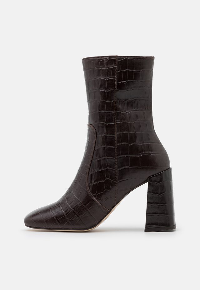 VOICE - Bottines à talons hauts - marron