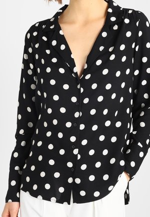 Overhemdblouse - black