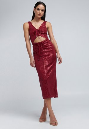 LEONIE DRESS - Kokteilikleit/peokleit - burgundy