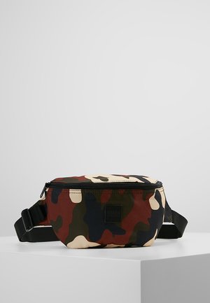 CAMO HIP BAG 2 PACK - Torbica za okoli pasu - black/rusty