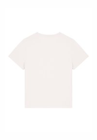 Korte mouwen T-shirt van zacht, off-white katoen. Regular fit met een eenvoudige ronde halslijn. Gladde textuur, geen patronen of accenten.