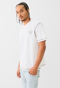 True Religion TEE - Basic T-shirt - white