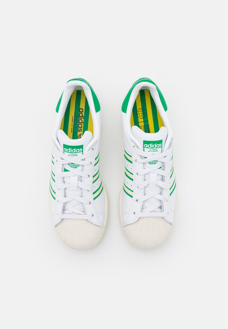 adidas Originals SUPERSTAR - Zapatillas footwear white/off-white/green/blanco -