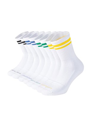2 STRIPES - Calze - mix white yellow blue green black