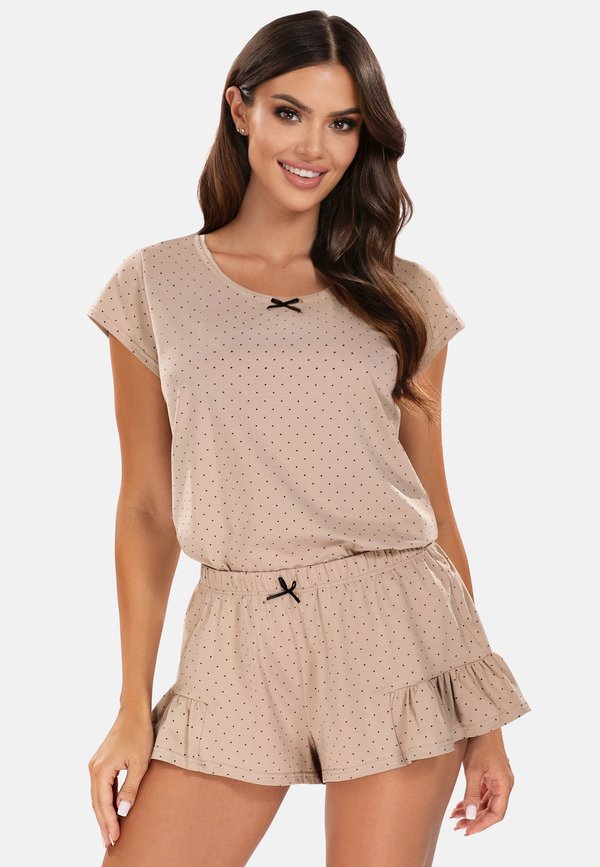 2021 SET - Nachtwäsche Set - beige