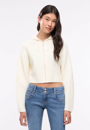 Terranova, MAGLIA TINTA UNITA - Cardigan - bianco panna