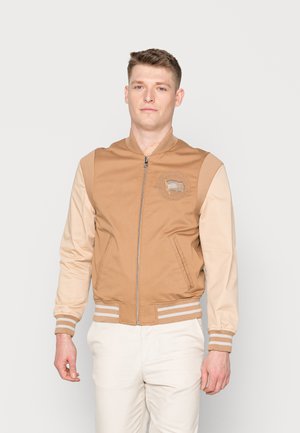 MODERN ARCHIVE VARSITY JACKET - Giubbotto Bomber - basket brown