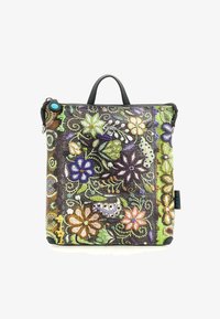 Selezionato, ricamo fiore verde