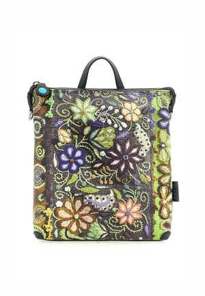 LOLITA TAGLIA S - Zaino - ricamo fiore verde