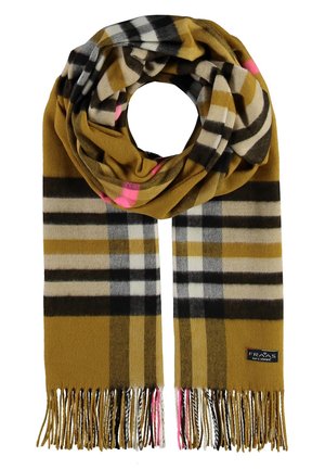 PLAID CASHMINK - Scarf - bronze