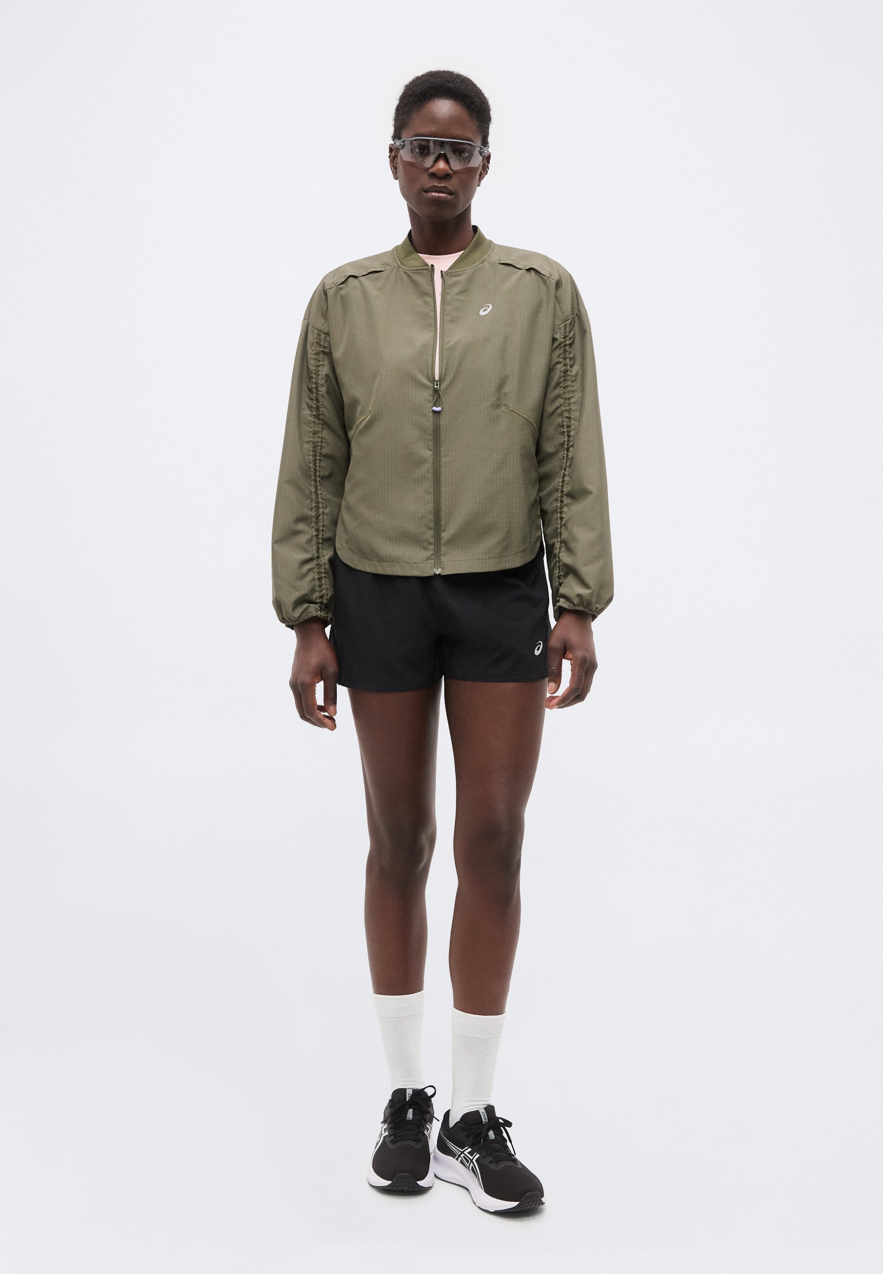 ウォーキング・ランニングウェア ASICS NAGINO RUN ADJUSTABLE JACKET ASICS NAGINO RUN ADJUSTABLE JACKET - Windbreaker - dark olive