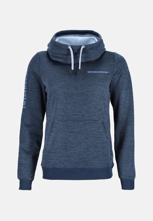 Swedemount, Mikina s kapucí - navy melange lt blue