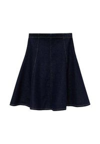 Jupe trapèze - dark-blue denim