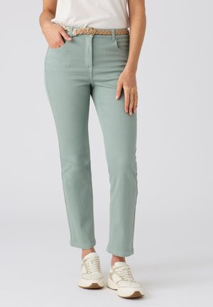 PERFECT FIT - Vaqueros slim fit - vert grisé