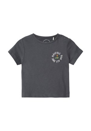 T-shirt print - schiefergrau