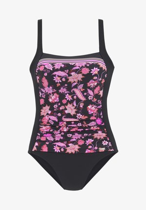 Maillot de bain - schwarz pink
