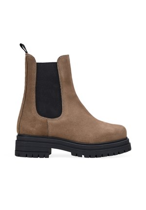 Botines con plataforma - taupe