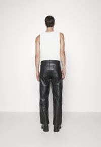 STUDIO ID Kožené kalhoty - black