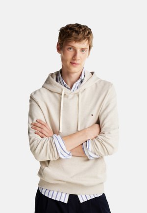 Tommy Hilfiger ESSENTIAL CORE - Sweat à capuche - heathered oatmilk