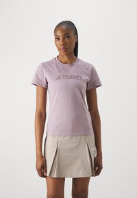 Adidas Terrex - CLASSIC LOGO TEE - Printtipaita - preloved fig Pienoiskuva 1