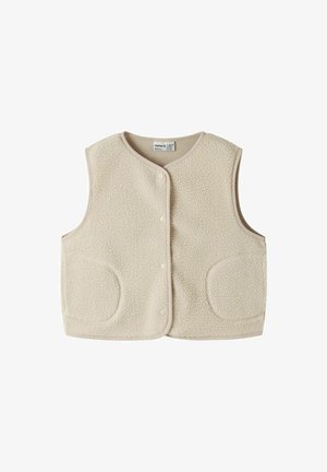 Name it, VEST TEDDY - Vestă - oatmeal
