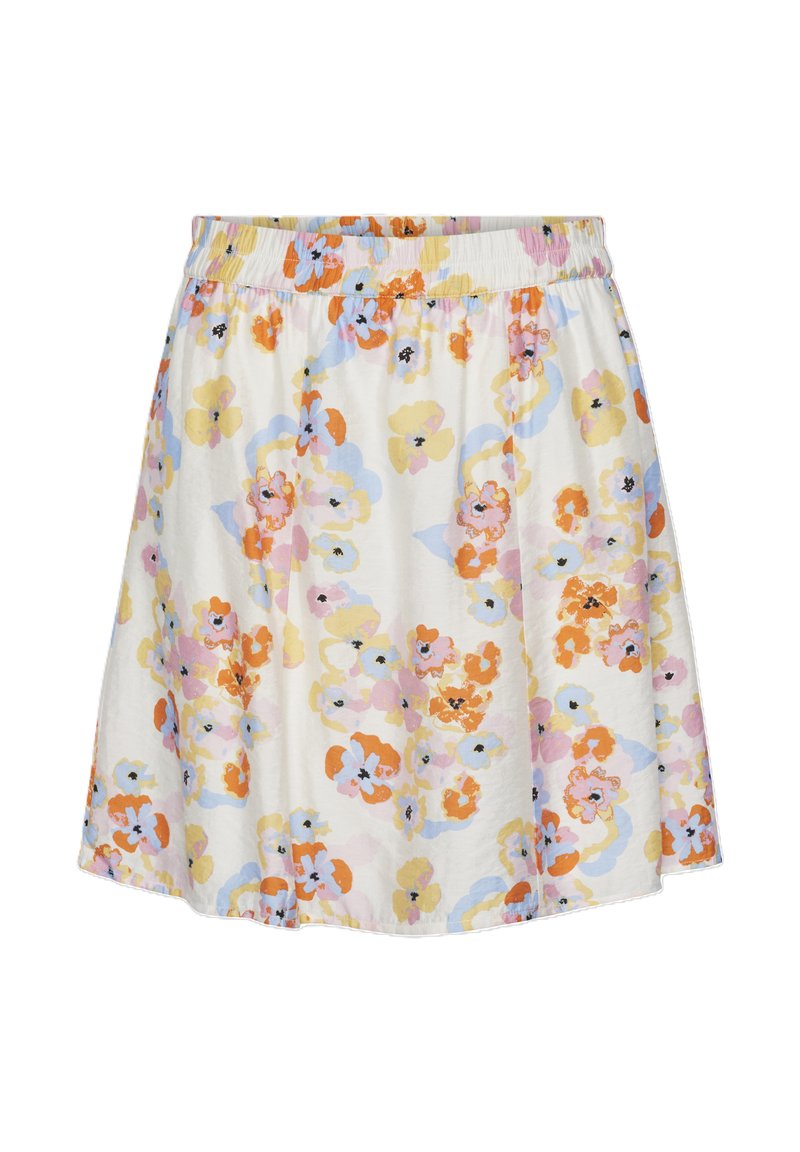 Pieces A-lijn rok wit