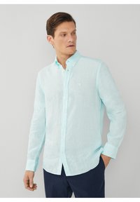 Hackett London GARMENT DYE  - Camicia - light aqua
