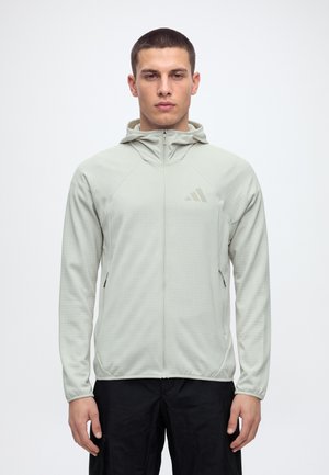 adidas Terrex, TERREX XPERIOR CLIMAWARM+ FLEECE HOODED JACKET - Суитшърт с цип - alumina