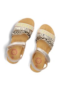 Develab PLATTE - Sandals - gold-coloured