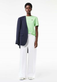 Lacoste T-shirt con stampa - blanc   vert irg