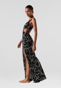 KARL LAGERFELD CIRCLE PRINT - Strandaccessoar  - circle aop black white
