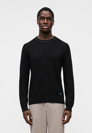 SWEATER CREW NECK - Svetrík - black