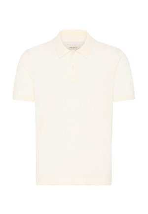 Blend, BHDAO KNIT - Poloshirts - vanilla ice