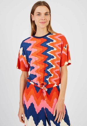 T-Shirt print - rouge