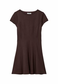 Stradivarius Pletené šaty - brown