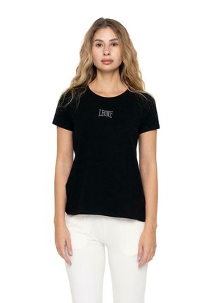 LEONE 1947, T-SHIRT - T-shirt imprimé - black-light grey solid