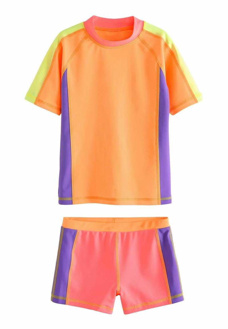 Next SET  - REGULAR FIT - Maudymosi kostiumėlis - orange pink