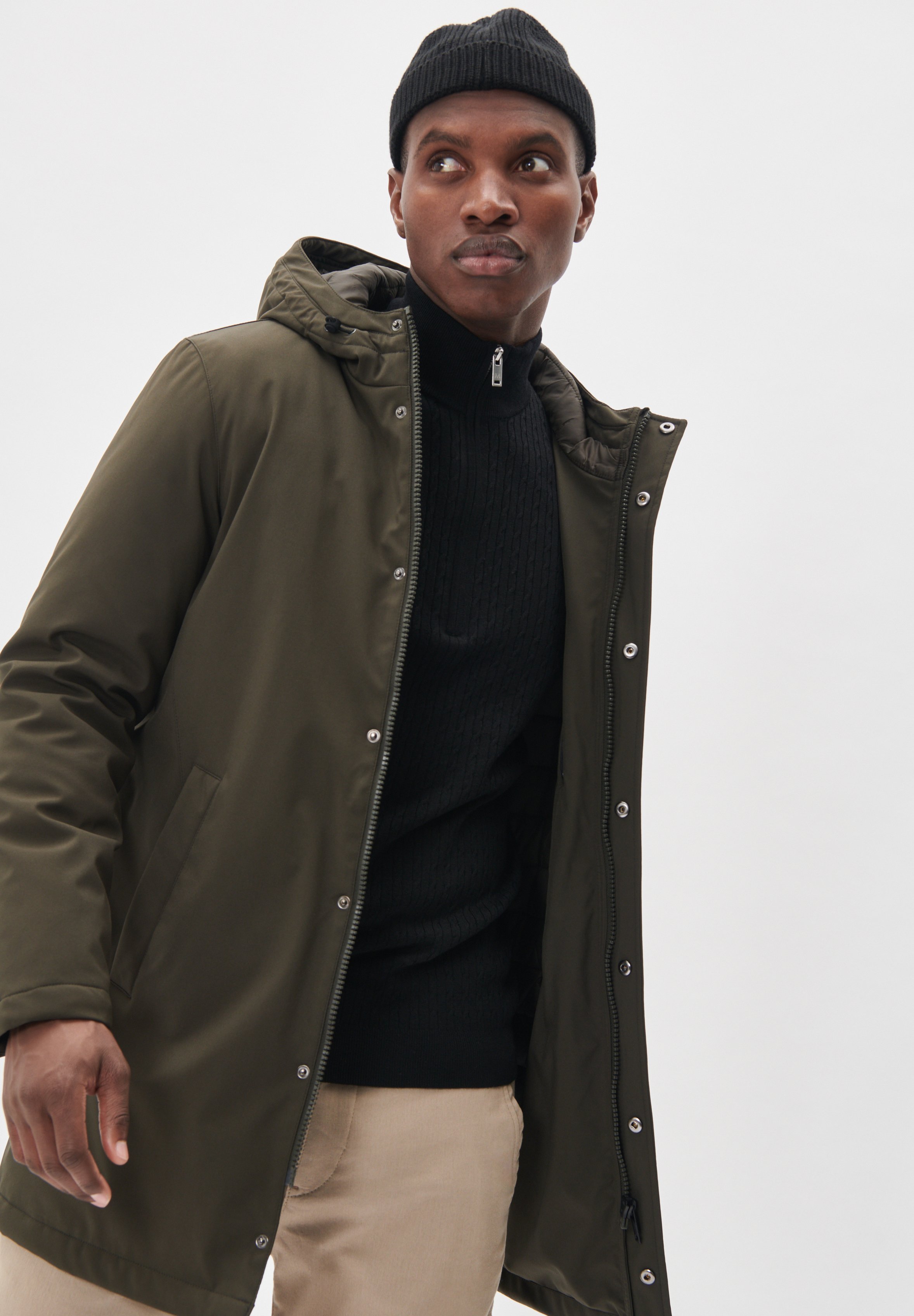 ダントン INSULATION HOODED COAT 40size OLIVE DANTON ダントン INSULATION HOODED COAT｜BORN FREE ONLINE SHOP