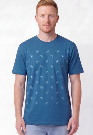 watapparel, FAHRRÄDER UNISEX - T-shirt print - mindful blue