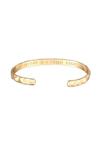 HAZE & GLORY STRUCTURED EVERYDAY CUFF - Bracelet - gold-coloured
