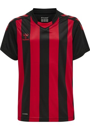 Hummel CORE  - T-Shirt print - black true red