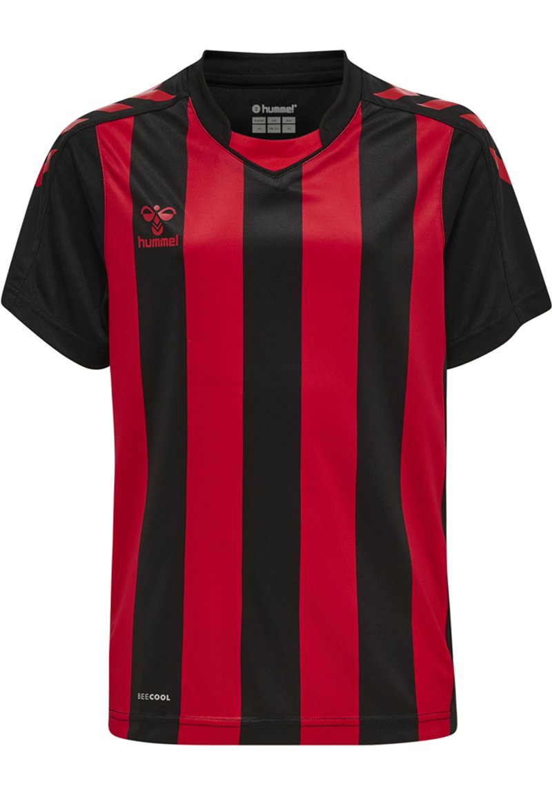 Hummel CORE  - T-shirts print - black true red