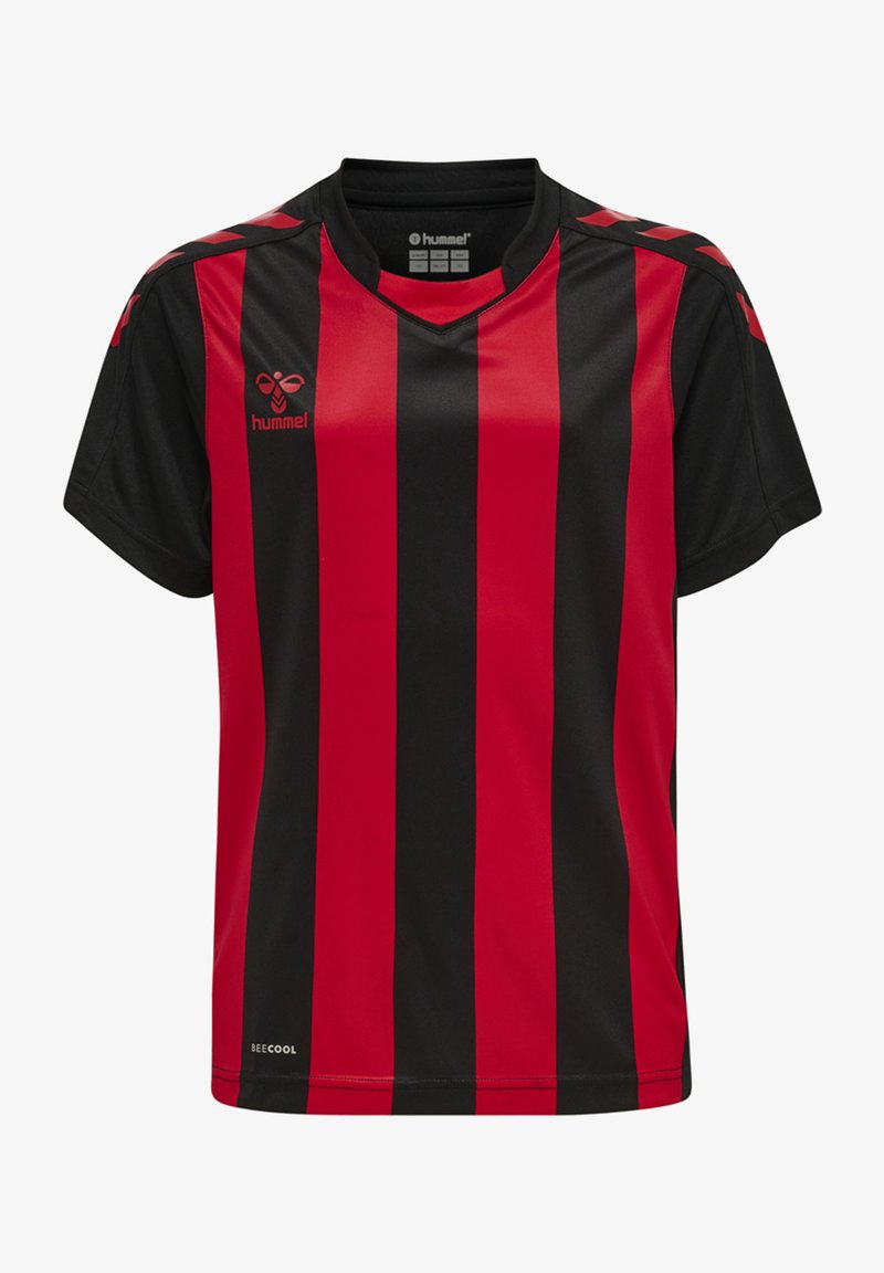 Hummel CORE - T-Shirt print - black true red