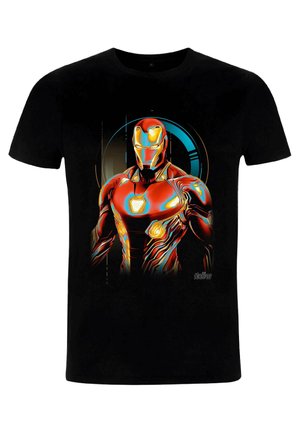 Henry Tiger AVENGERS: INFINITY WAR IRONMAN GLOW UNISEX - T-shirt print - black
