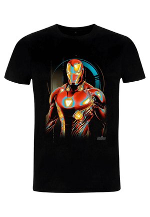 Marvel AVENGERS: INFINITY WAR IRONMAN GLOW UNISEX - T-shirt print - black