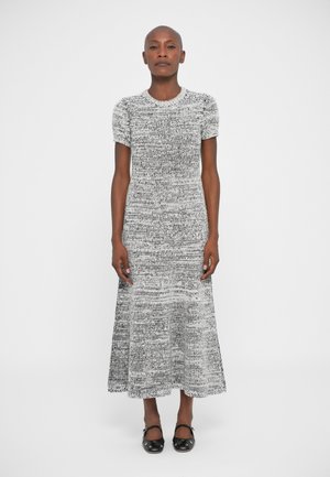 DRESS - Pulóverruha - bone/black melange