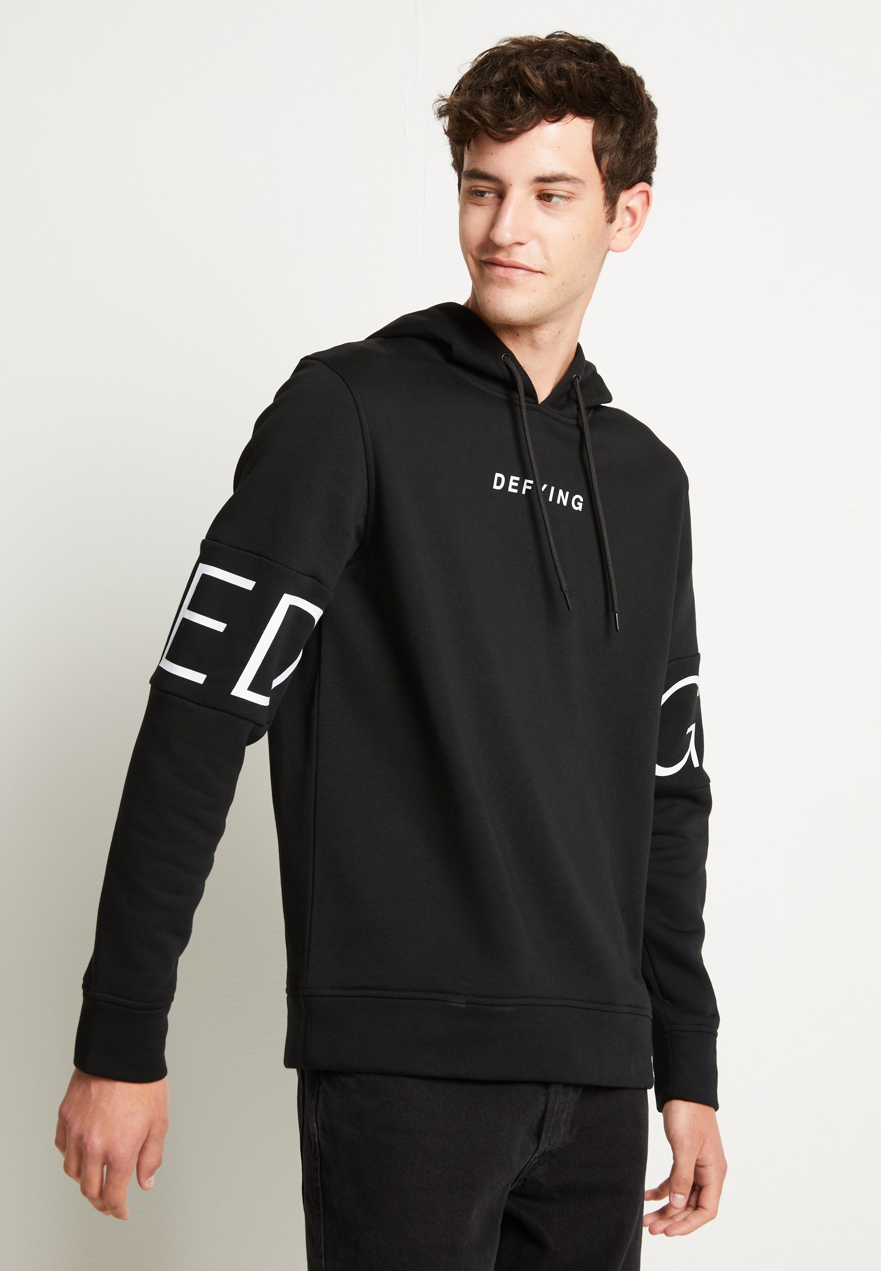 jack and jones black hoodie