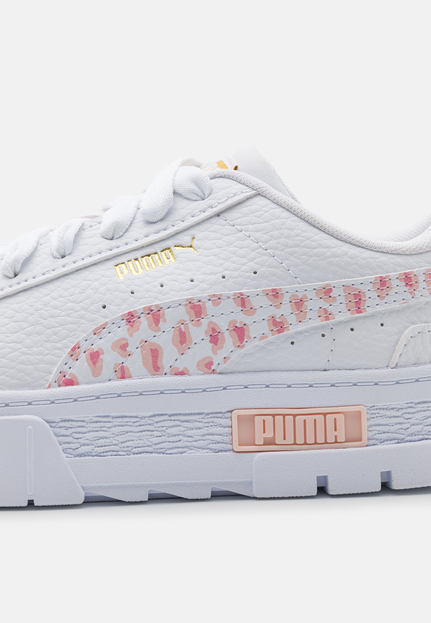 Puma MAYZE WILD - Sneakers laag - white/prism pink/wit - Zalando.nl